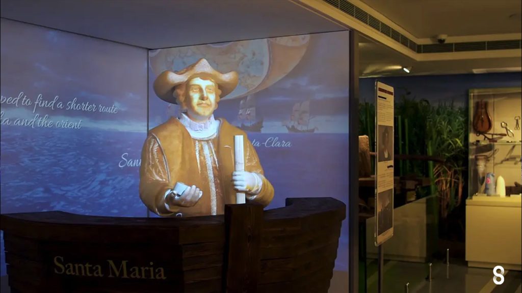 3D animation projection mapping on model in Lebanon